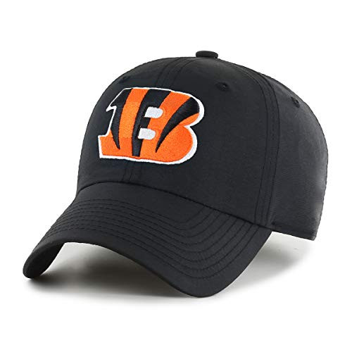 OTS NFL Cincinnati Bengals Men s Wind Swept Challenger Adjustable Hat Team Color One Size