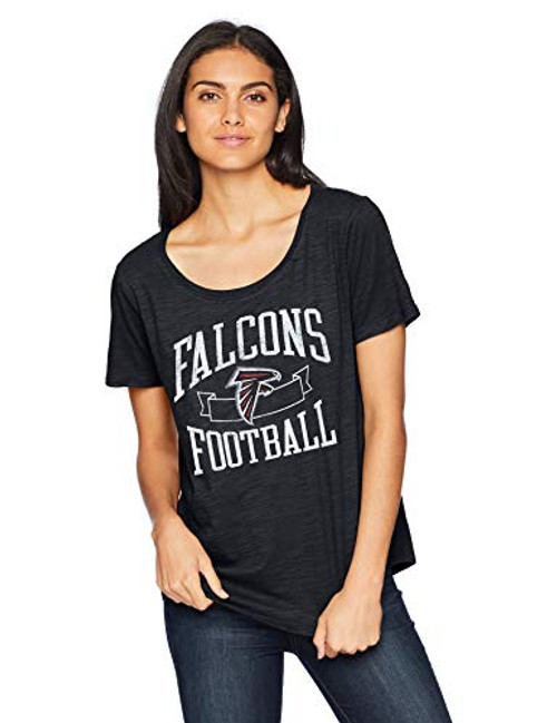 OTS NFL Atlanta Falcons Women s Slub Boyfriend Tee Distressed Boyfriend XLarge OTS NFL Atlanta Falcons Women s Slub Boyfriend Tee Distressed Boyfriend XLarge