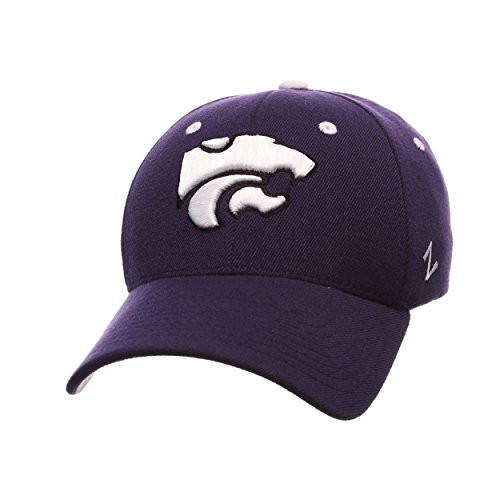 NCAA Zephyr Kansas State Wildcats Mens ZH Stretch Fit Hat XLarge Purple
