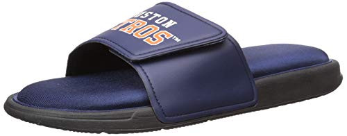 MLB Houston Astros Mens SMU Big Logo Foam SLIDESMU Big Logo Foam Slide Team Color M