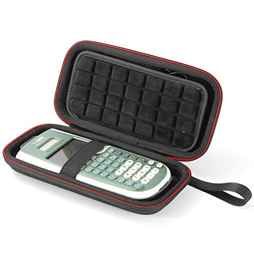 Hard Travel Case for Texas Instruments TI30XS / TI34 MultiView Scientific Calculator Protective Carrying Storage Bag  Black