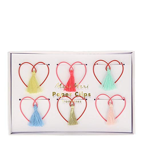 Meri Meri Heart Shaped Paper Clips