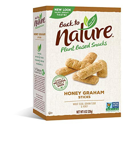Back to Nature Cookies NonGMO Honey Graham Stick 8 Ounce Packaging May Vary