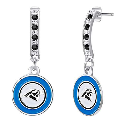 Pro Specialties Group NFL Carolina Panthers Bar Post Earrings