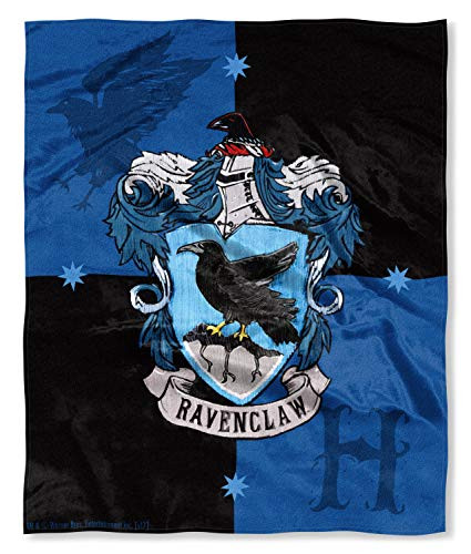 Harry Potter Ravenclaw House Crest Silk Touch Throw 50  x 60  Ravenclaw