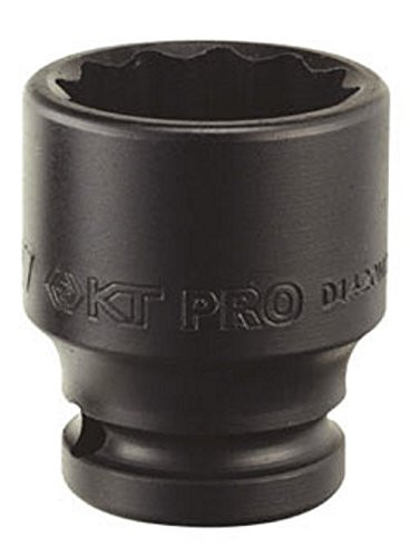KT Pro Tools D1420M19 1/2  Drive 12Point Impact Socket