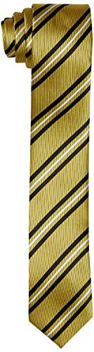 Harry Potter Thin Tie Striped Gryffindor Ravenclaw Hufflepuff Slytherin House Crest Necktie Neckwear Hufflepuff