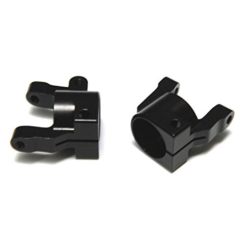 ST Racing Concepts STA31382BK CNC Machined Aluminum Front CHub Pair for Axial SCX10 II Black