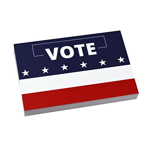 Home Advantage Patriotic Vote Postcards with Blank Back for Election Voting Campaigns 50