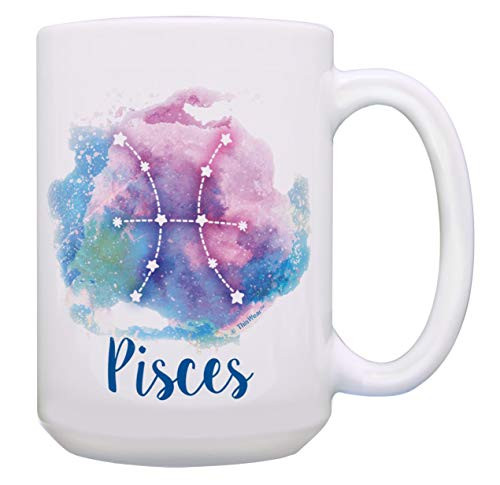 Zodiac Mug Pisces Cup Pisces Birthday Gifts Star Sign Astrology Gifts 15oz Coffee Mug Cup Pastel Zodiac Mug Pisces Cup Pisces Birthday Gifts Star Sign Astrology Gifts 15oz Coffee Mug Cup Pastel