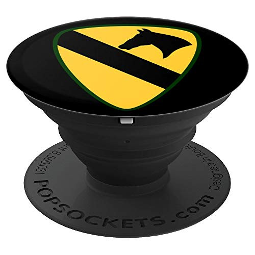 1st CAV Patch  US Army Cavalry PopSockets Grip and Stand for Phones and Tablets