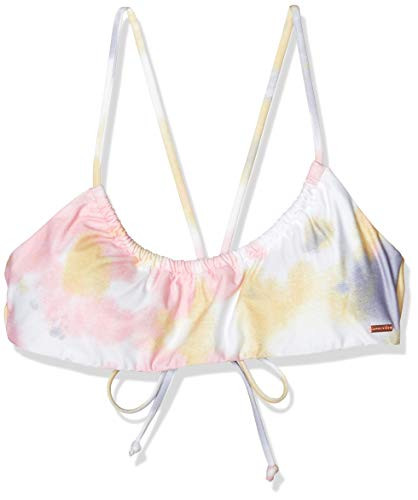 Volcom Junior s Tie Dye for Scoop Swimsuit Bikini Top Multi XXLarge