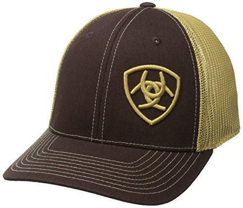 Ariat Men s Cream Mesh Corner Logo Brown One Size