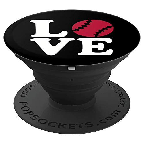 Baseball Love PopSockets Grip and Stand for Phones and Tablets