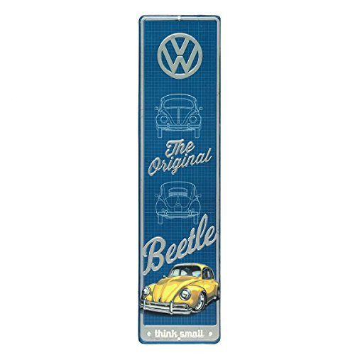 Open Road Brands-Vintage Retro Metal Tin Sign - Volkswagen Beetle - Great for Man Caves, Garage Art, Shed, and Home Decor Open Road Brands-Vintage Retro Metal Tin Sign - Volkswagen Beetle - Great for Man Caves, Garage Art, Shed, and Home Decor