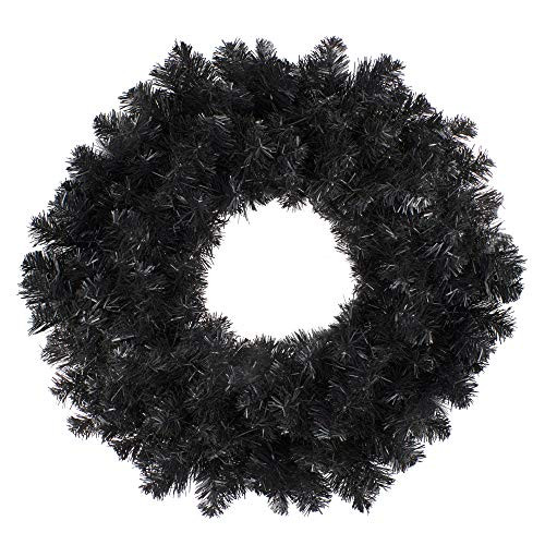 Northlight 24  Black Colorado Spruce Artificial Christmas 24 Inch Unlit Wreaths