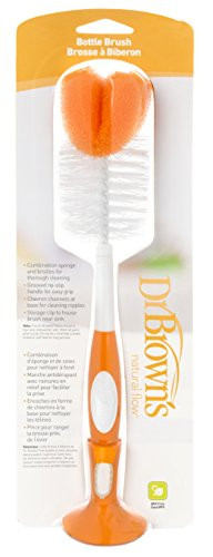 Dr  Brown s Natural Flow Bottle Brush Orange