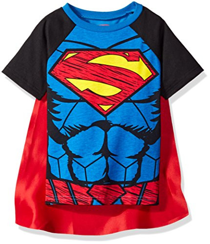 Warner Bros  Toddler Boys Superman Cape TShirt Set  Blue  3T