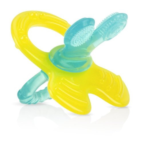 Nuby Chewbies Silicone Teether Blue Yellow