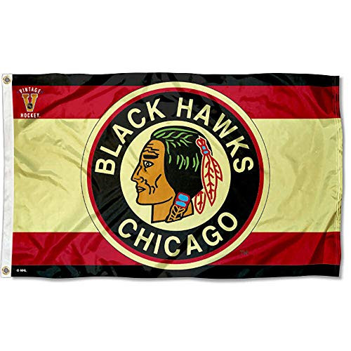 WinCraft Chicago Blackhawks Vintage Throwback Flag