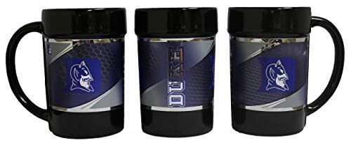 NCAA Duke Blue Devils 15 oz Ceramic Coffee Mug with Metallic Graphics 19
