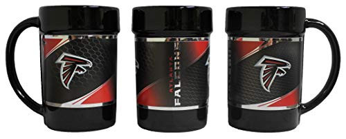 Atlanta Falcons 15 oz Ceramic Coffee Mug with Metallic Graphics 19