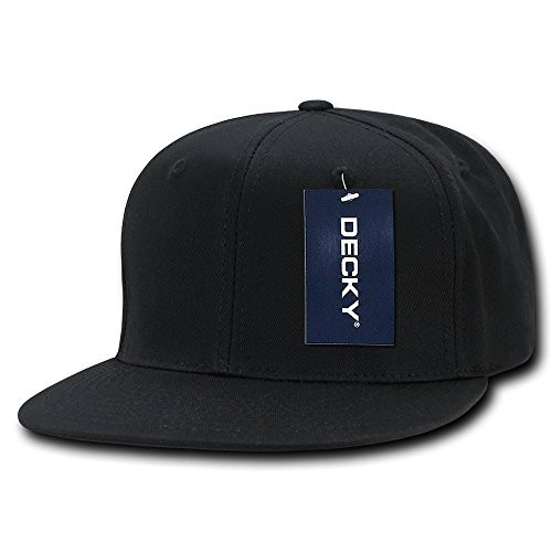 DECKY Cotton Snapbacks Black