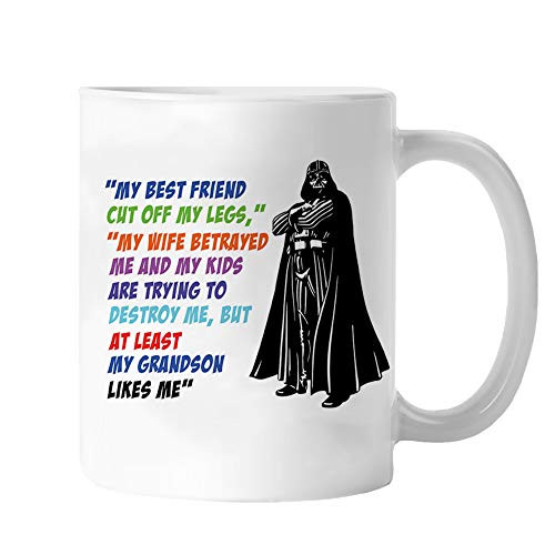StarWars Gifts Funny Coffee Mug  Unique Anakin Skywalker Birthday Gifts For Dad  DarthVader 11oz Ceramic Tea Cup Best Dad Gifts