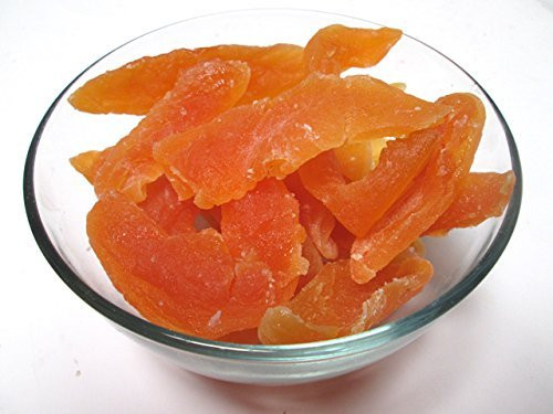 Natural Dried Cantaloupe Spears 16 oz Bag  No Sulfits  Low Sugar