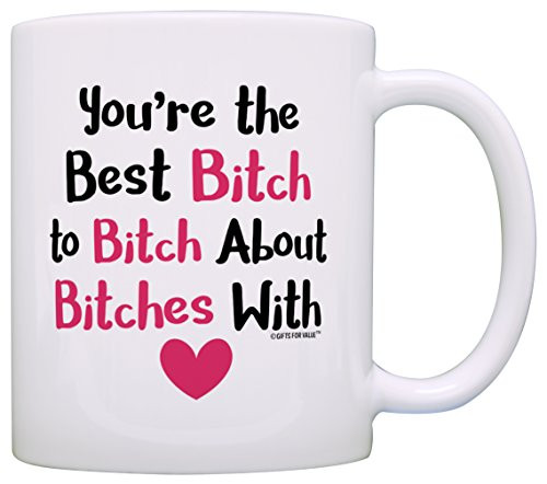 Funny Bitch Mug Best Bitch to Bitch About Bitches Coworker Best Friend Gift Coffee Mug Tea Cup White Funny Bitch Mug Best Bitch to Bitch About Bitches Coworker Best Friend Gift Coffee Mug Tea Cup White