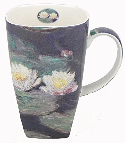 McIntosh Claude Monet Water Lilies Fine Bone China 19 6 oz Grande Mug in Matching Gift Box