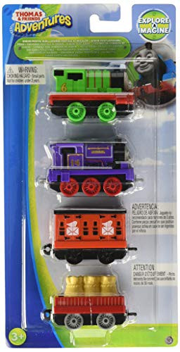 Thomas & Friends Adventures Sodor Postal Run Train Pack: Percy, Charlie, Mail Car & Flatbed with Mail Cargo