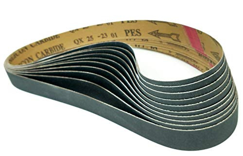 1x30 800 Grit 10 Pack Premium Silicon Carbide Sharpening Sanding Belts For 1 x30  Belt Sanders