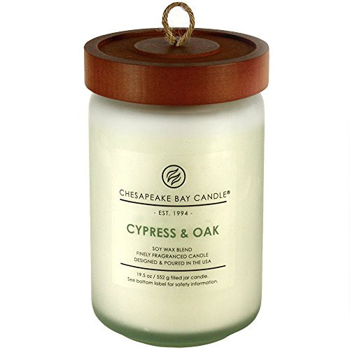 Chesapeake Bay Candle Scented Candle, Cypress & Oak Large