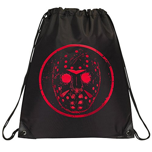Jason Voorhees Drawstring Bag  Black