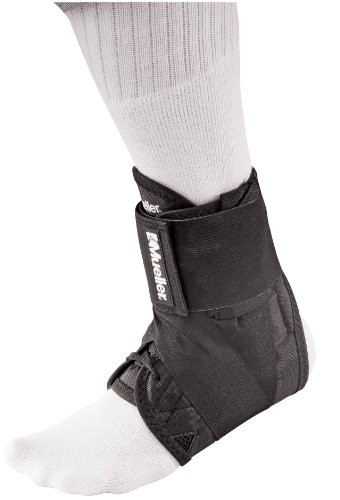 Mueller Soft Ankle Brace withultra Straps Black Medium