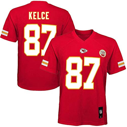Outerstuff Travis Kelce Kansas City Chiefs 87 Red Infants Home Mid Tier Player Jersey 24 Months
