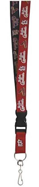 Pro Specialties Group MLB St Louis Cardinals Two Tone Lanyard Red One Size Pro Specialties Group MLB St Louis Cardinals Two Tone Lanyard Red One Size