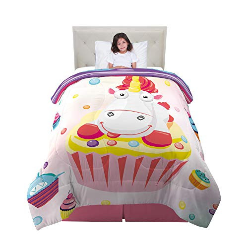 Franco Kids Bedding Super Soft Reversible Comforter Twin/Full Size 72 x 86 Fluffy Unicorn Franco Kids Bedding Super Soft Reversible Comforter Twin/Full Size 72 x 86 Fluffy Unicorn