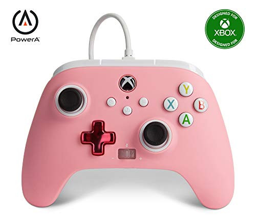 PowerA Enhanced Wired Controller for Xbox  Pink Gamepad Wired Video Game Controller Gaming Controller Xbox Series XS Xbox One  Xbox Series X