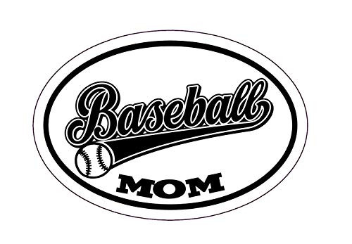 WickedGoodz Baseball Mom Decal Youth Sports Bumper Sticker Baseball Mom or Coach Gift WickedGoodz Baseball Mom Decal Youth Sports Bumper Sticker Baseball Mom or Coach Gift