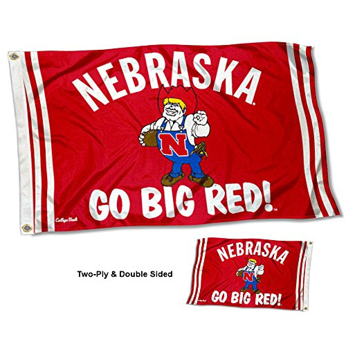 College Flags  Banners Co  Nebraska Cornhuskers Vault Throwback Vintage Double Sided Flag