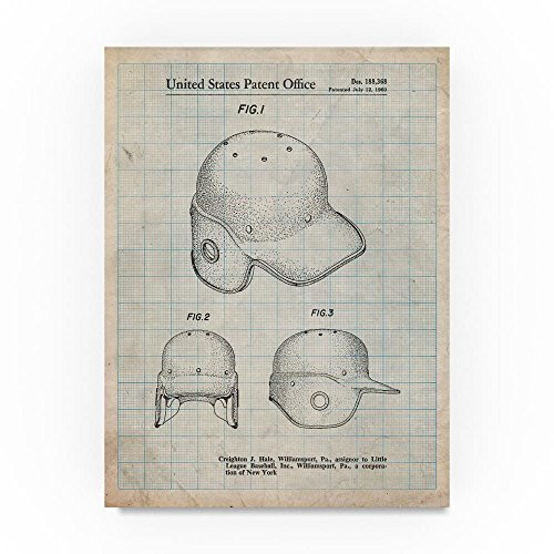 Baseball Helmet by Cole Borders 18x24Inch Canvas Wall Art