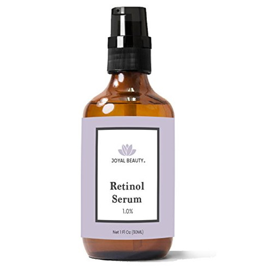 Joyal Beauty Organic Retinol Serum for Face Skin Eyes Neck  Best for AntiAging Firming Fine Lines Anti Wrinkle Acne Pores Skin Tones  Advanced Premium Retinol Night Serum  1 0  1 oz