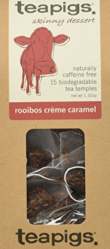 Teapigs Rooibos Crème Caramel Tea Bags Made With Whole Leaves 6 Packs of 15 Tea bags