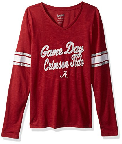 NCAA by Outerstuff NCAA Alabama Crimson Tide Juniors  Game Day  Slub Tee Cardinal Large1113