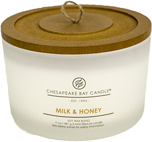Chesapeake Bay Candle 3-Wick Scented Candle, Milk & Honey Coffee Table
