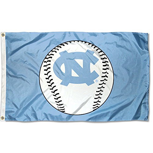 College Flags Banners Co North Carolina Tar Heels Baseball Logo Flag College Flags Banners Co North Carolina Tar Heels Baseball Logo Flag