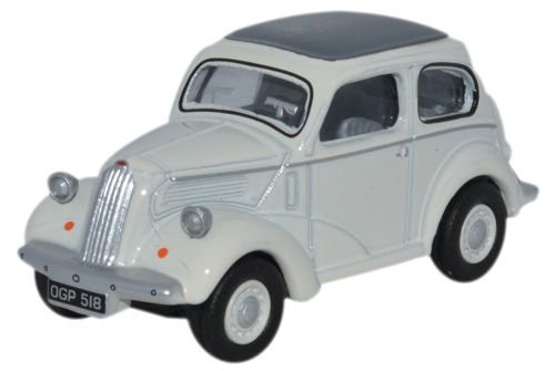Oxford Diecast 1:76 Scale Ford Popular 103E Ermine White