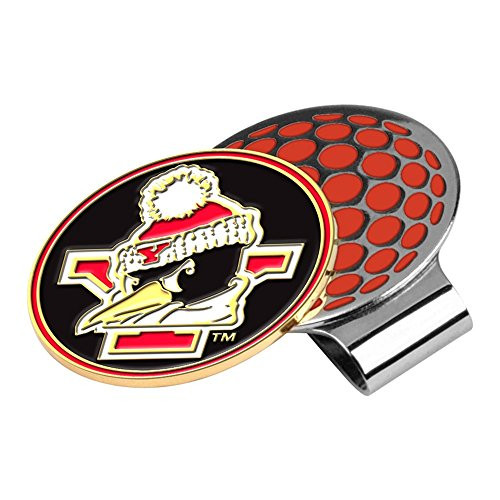 LinksWalker NCAA Youngstown State Penguins Golf Hat Clip with Ball Marker LinksWalker NCAA Youngstown State Penguins Golf Hat Clip with Ball Marker